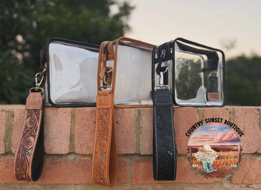 Darla Clear Wristlet